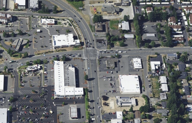 Benson Carr Rd. Carr Road SE Intersection